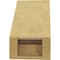 Ekena Millwork 5-inch W x 8-inch D x 8-inch H Olympic Rough Cedar Woodgrain TimberThane Knee Brace, Primed BRCUR05X08X08OLYRCPR - alternate 5